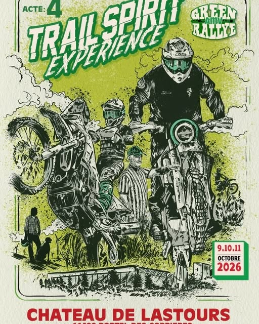 Affiche Trail Spirit Experience by AMV Green Rallye
