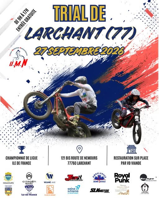 Affiche Trial de Larchant (77)