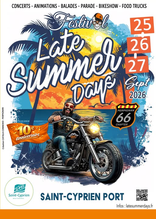 Affiche Late Summer Days à St Cyprien