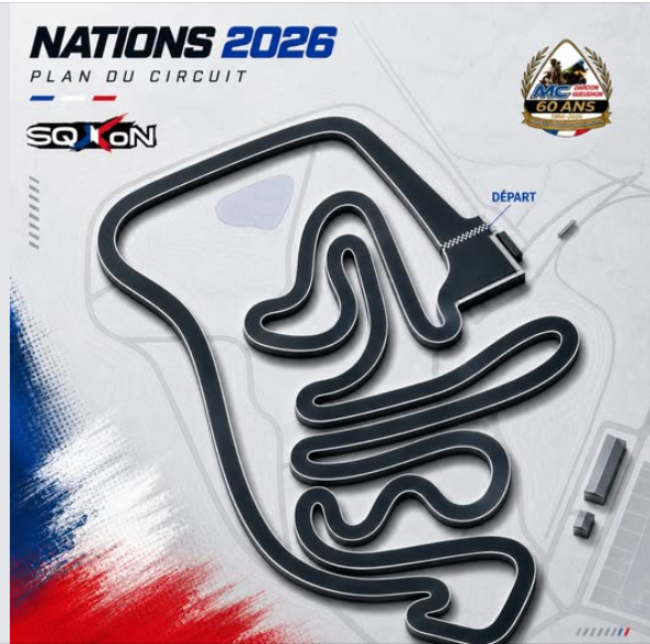 Affiche Voici le terrain de jeu du MOTO CROSS DES NATIONS 2026