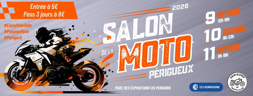 Affiche Salon de la Moto de Périgueux