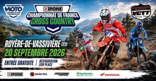 Affiche Championnat de France de Cross Country à Vassivière