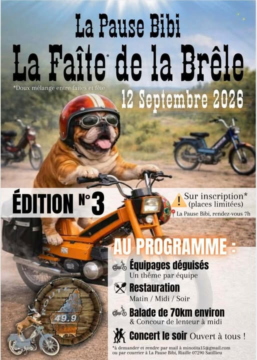 Affiche La Faîte de la Brêle des Meules de la Drôme