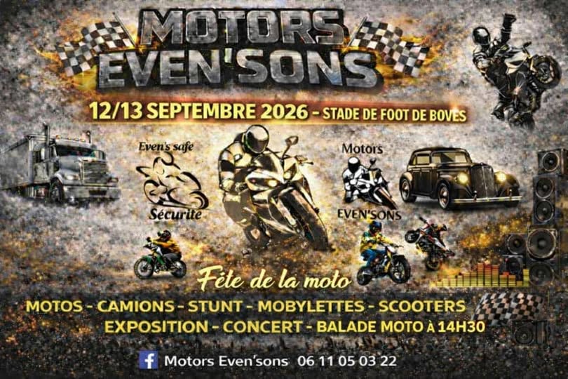 Affiche Fête de la Moto de Motors Even'Sons