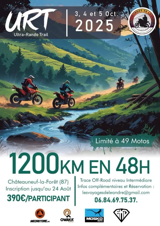 Affiche Préparez-vous pour l'Ultra Rando Trail 2026
