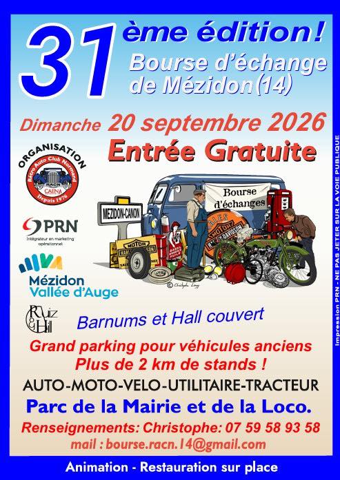 Affiche La Bourse d’Échanges de Mézidon-Canon est de retour !