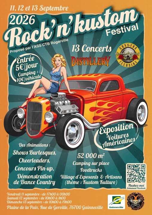 Affiche Rock’n’Kustom Festival 2026