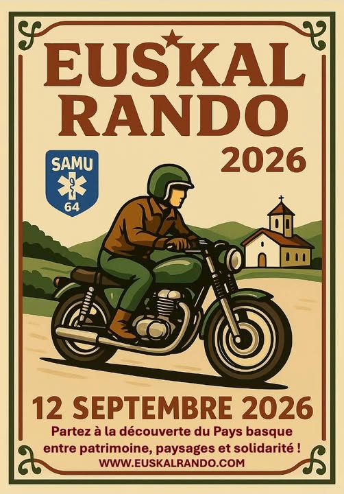 Affiche Euskal Rando : Escapade solidaire au profit du SAMU 64