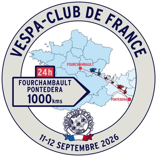 Affiche Le Grand Raid des Fabriques par le Vespa Club de France