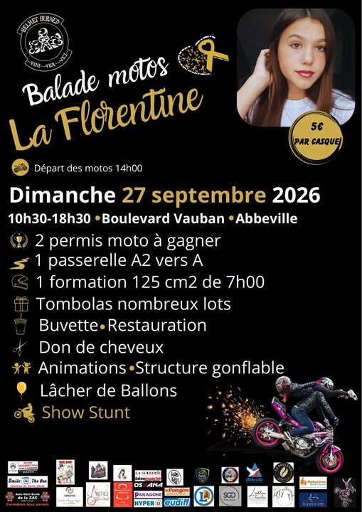 Affiche Balade moto La Florentine