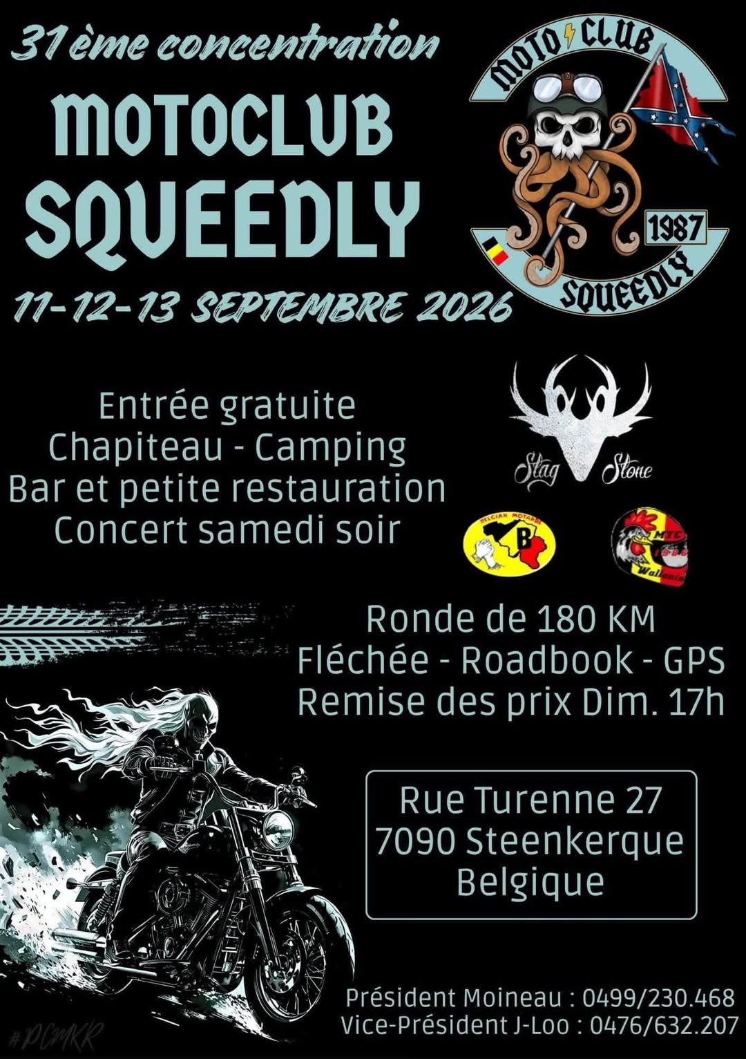 Affiche STAG STONE Live